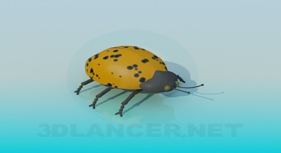 3D модель Жовтий жук | 6168 | 3dlancer.net